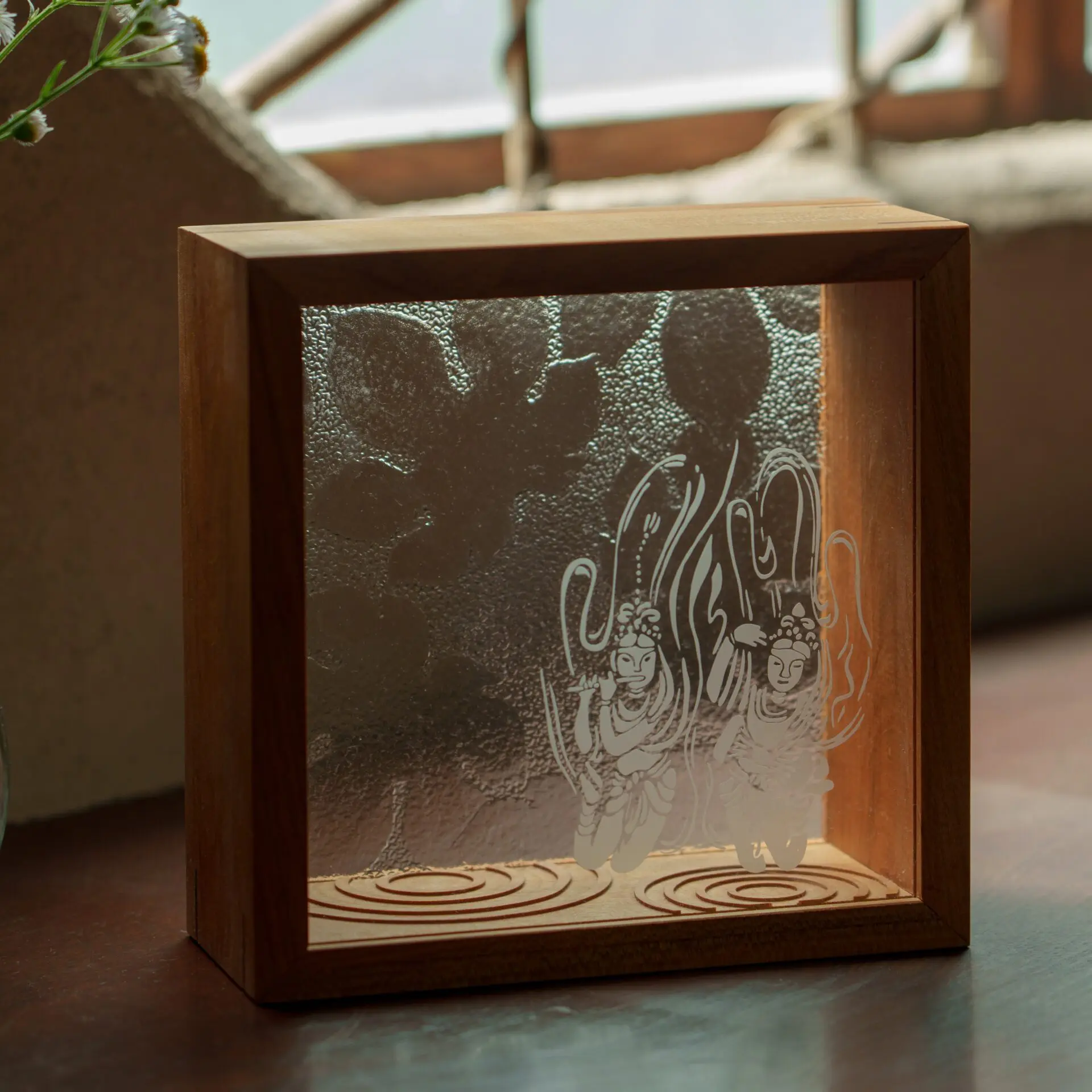 レトロゆらゆら薄ガラスのニッキ水瓶 | びいだま舎